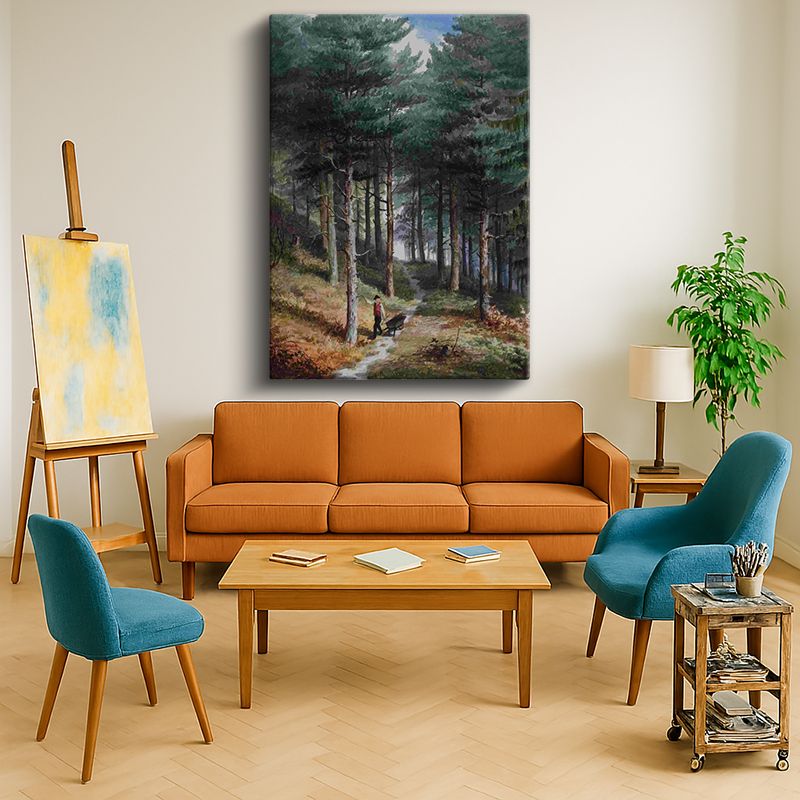 Ressam Kanvas Tablo 50